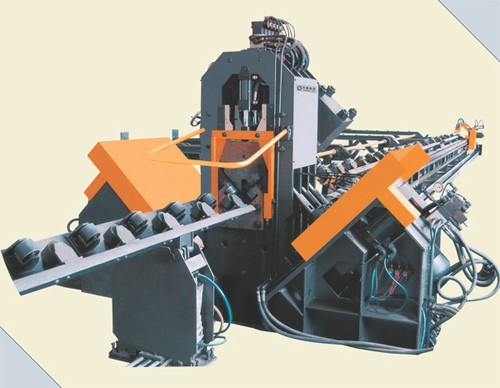 CNC production line of angle drilling and marking 